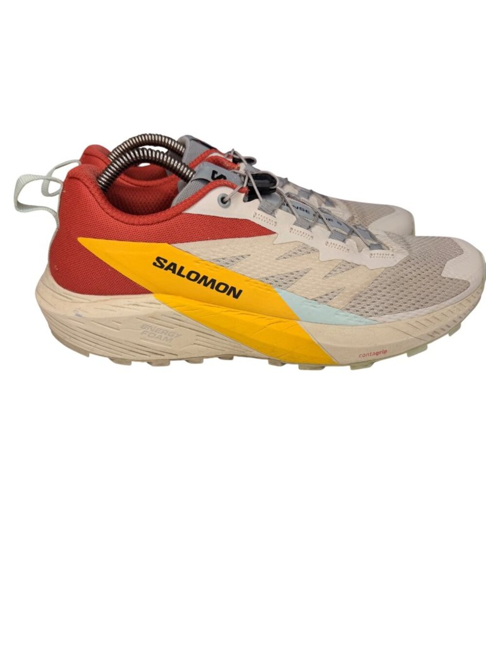 Salomon Sense Ride 5 Rainy Day Freesia Trail Running Shoes Women's sz9.5